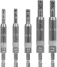 Snappy 5pc Self Centering Hinge Drill Bit Set Made in USA #2 – 14 Cabinet