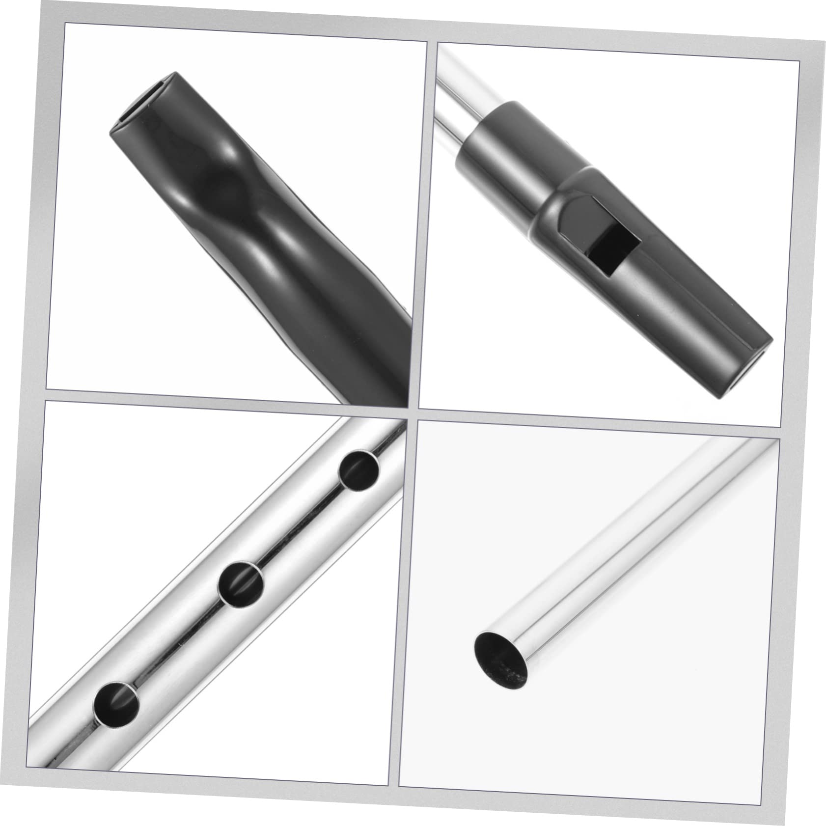 TOYANDONA 2pezzi Flauto Irlandese in Metallo c Principianti e Intermedi Strumento Musicale Facile Da Suonare Adatto Tutti Colore Elegante Per Occasioni Diverse
