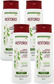 Restorex Shampun Fine Wire & 500 ml For Fatty Hair - 4 pcs
