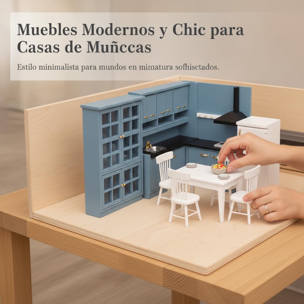 Set Mobili Cucina Casa delle Bambole, style to 3