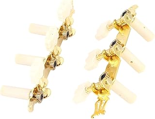 Afinadores Cravelhas de Afinação de Guitarra Acústica Afinadores de Cabeça de Máquina 13 × 8 × 3 3 3 Acrílico Corda de Guitarra Clássica Afinadores de Afinação de Cavilhas de Ouro