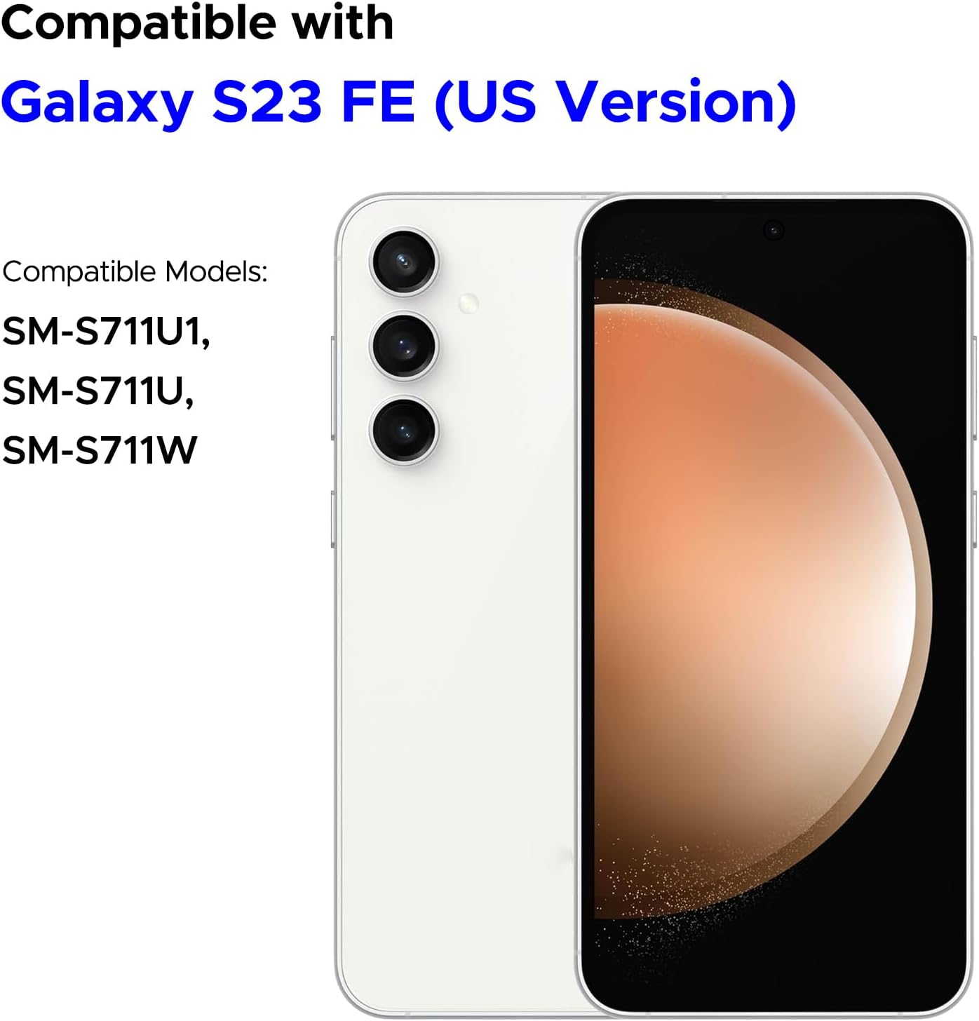 for Galaxy S23 FE Charging Port Replacement US Version, Dock Charging Board Compatible with Samsung S23 FE SM-BS711U/U1, Includes Instruction & Toolkit
