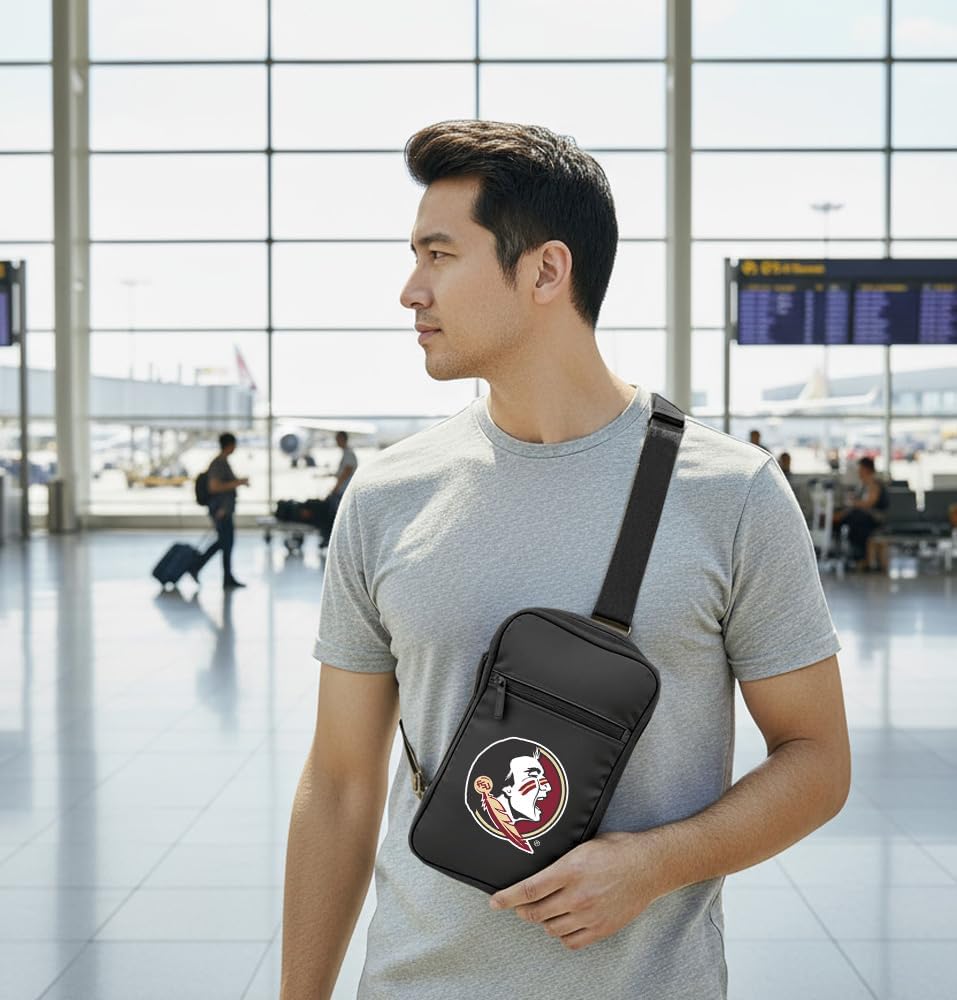 Broad Bay FSU Crossbody Bag - Versatile Travel, Sports, or Gameday Waist Pack for Florida State Fans and Alumni, Men or Women
