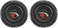 Vista 1 de Rockville W12T4S2 - Subwoofers para automóvil compatibles con RMS CEA de 12 pulgadas, montaje poco profundo de 1400 W, 2 ohmios, 2 piezas