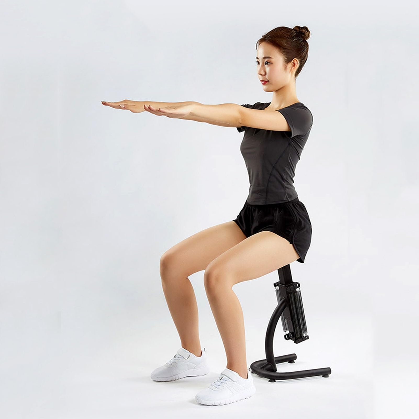 Tiefer Kniebeugen-Maschine für das Fitnessstudio zu Hause – Beinstreckungs- und Curl-Ausrüstung für effektives Beintraining, Liegestütze, Sit-Ups und Bauchmuskelübungen