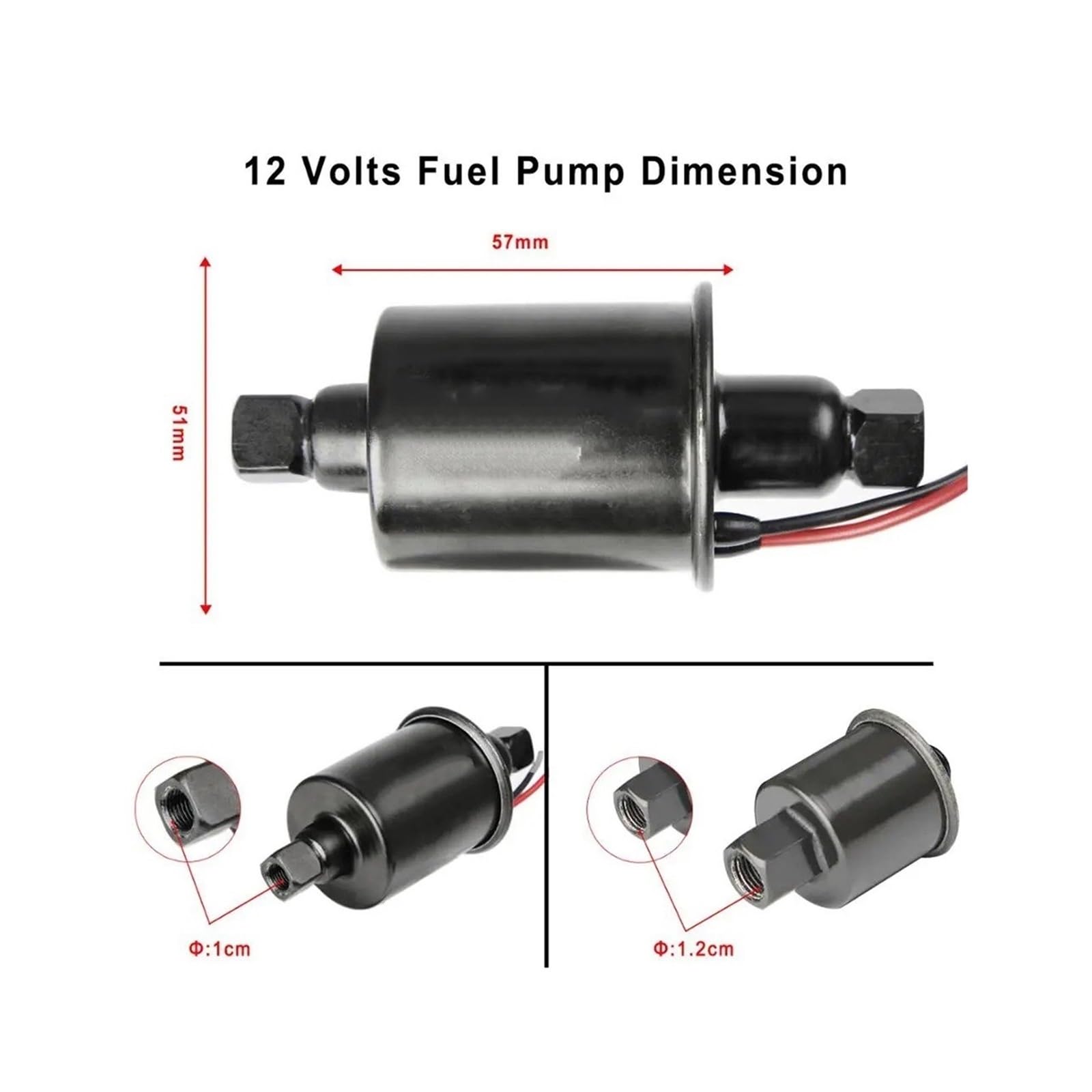 Pompa Carburante Esterna Per Cadillac Pompa Del Carburante Elettrica 12V A Bassa Pressione Universale 5-9 Psi Benzina Diesel