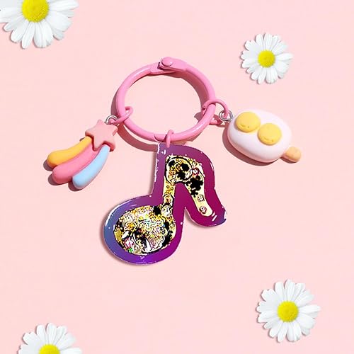 Miniatura 3 de Voyyphixa 6 moldes de silicona para notas musicales, para guitarras y arenas movedizas, para resina epoxi, arenas movedizas, moldes de resina UV,