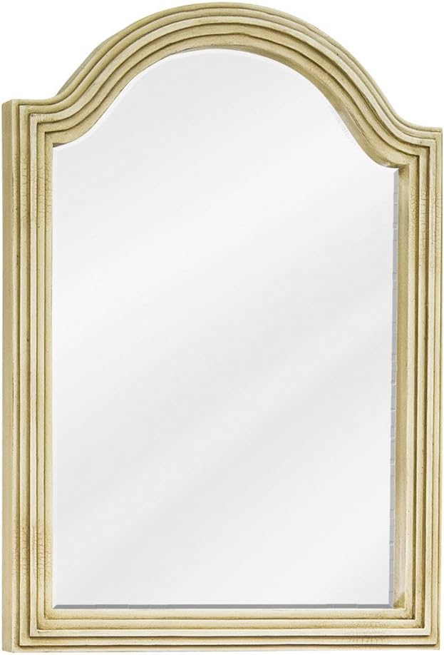 Elements MIR028D-60 Compton Collection 30 Inch Bath Mirror, Painted Buttercream Finish