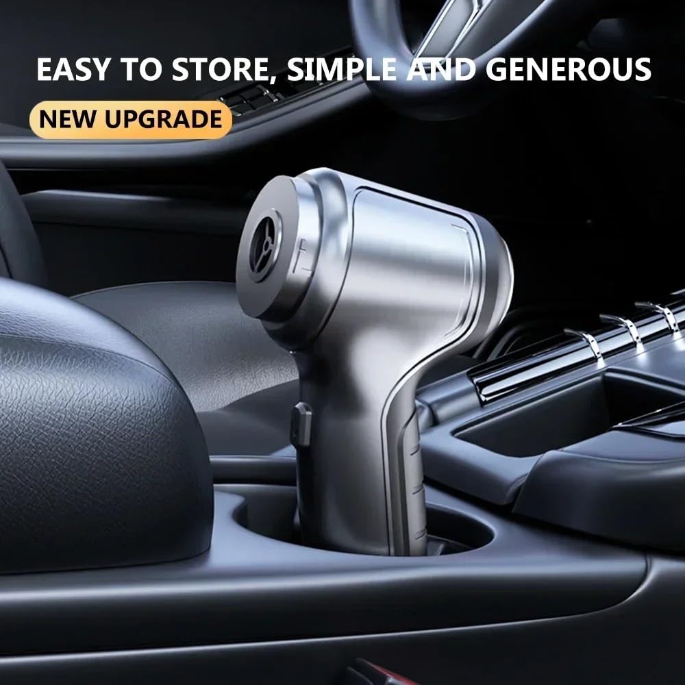 Aspirador Mano Aspiradora de Coche, Potente máquina de Limpieza inalámbrica, Robot automático, Accesorios para Coche, electrodoméstico, Fuerte succión Portátil Aspiradores(Updated Pro)