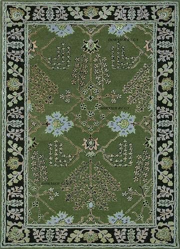 Image of 9x12 Ft Woolen Floor Rug - Oversized Hand-Tufted Wool Carpet for Elegant Home Interiors