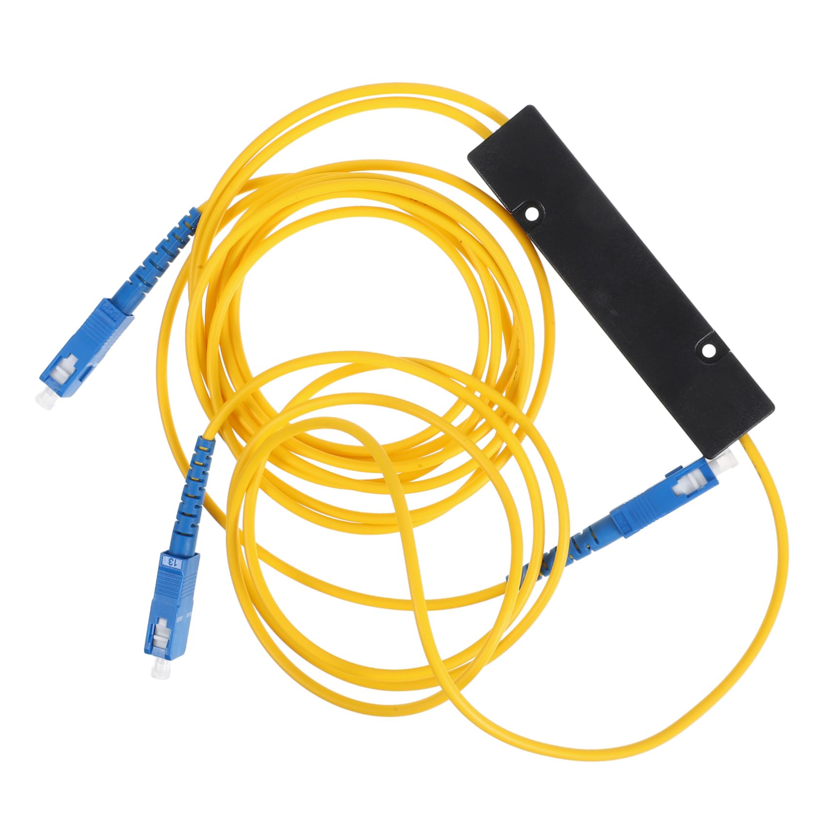 Angoily 5pezzi Splitter Ottico Fuso Professionale Per Cavi Fibra Ottica Compatibile Con Home Theater e Amplificatori Design Flessibile e Duraturo Diverse Lunghezze Per Ogni Necessità