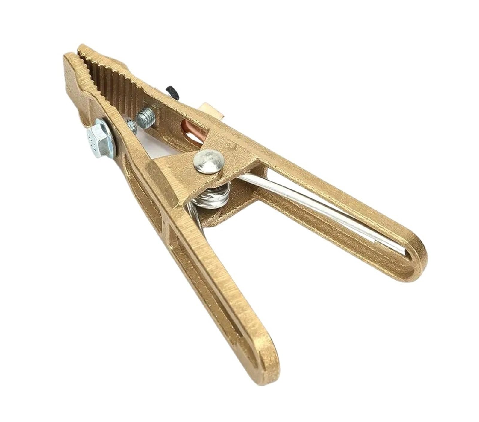 Wudcw One Color Ground Clamp Welding Electrode Holder Earth Ground Cable Clip Crocodile Clips