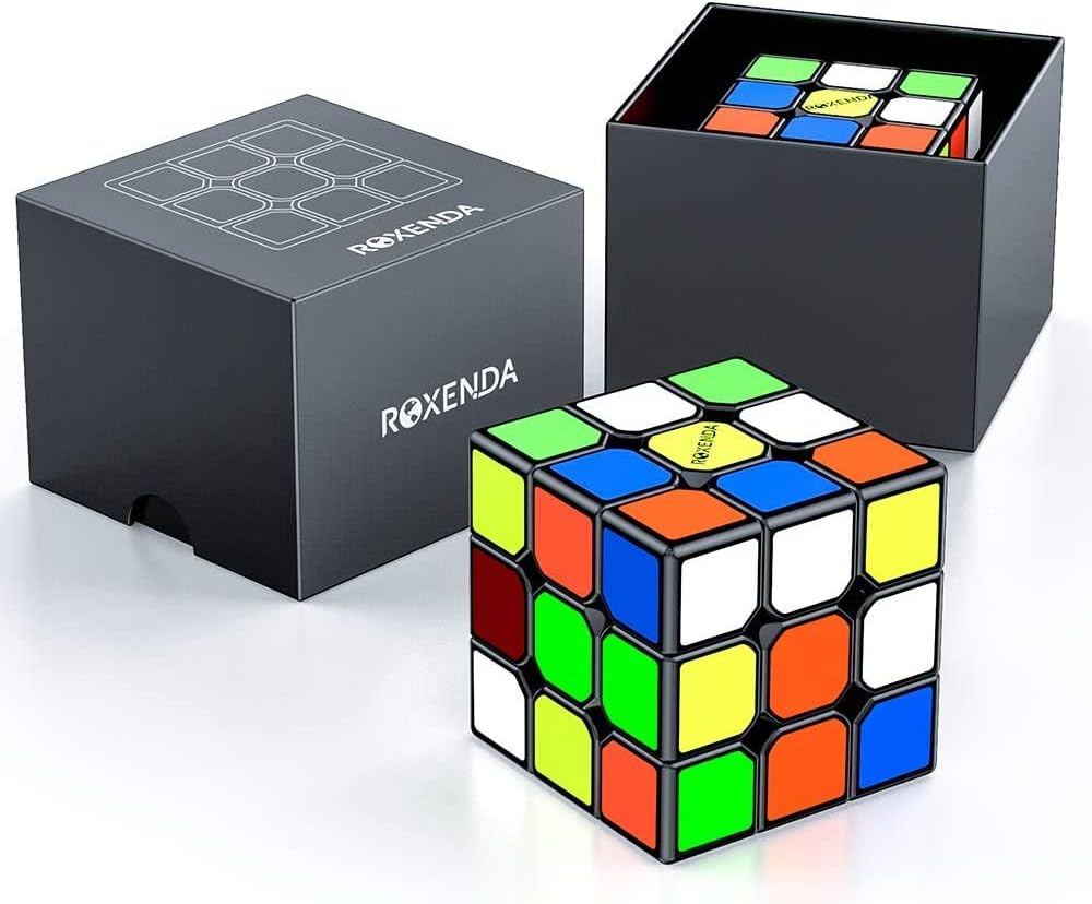 Speed Cube: Easy Turning and Smooth Play- Super-Durable with Vivid Colors 3x3 Cube-Turns Quicker and More Precisely Than Original