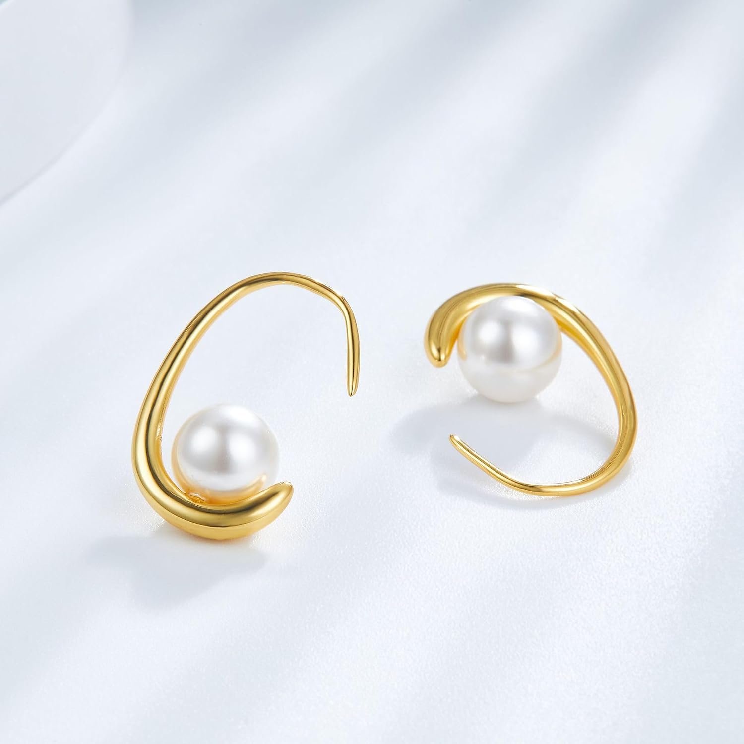 Nonnyl Earrings for Women-Sterling Silver Earring Stud for Women - Christmas Gifts for Wife Mom Girlfriend, Anniversary Birthday Fine Jewelry NO1144