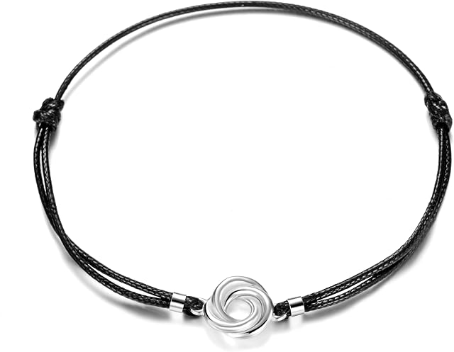 Philip Jones Sterling Silver Corded Knot Bracelet