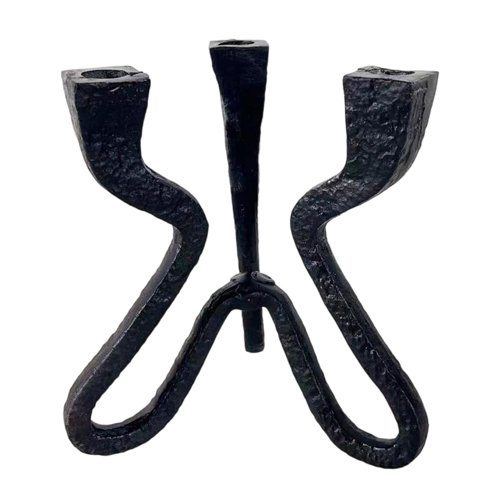 Nucelit Candlestick Holders Iron Metal Taper Holders Decorative Stands 3 Arm Candelabra for Home Decorations Table Candelabra Centerpieces