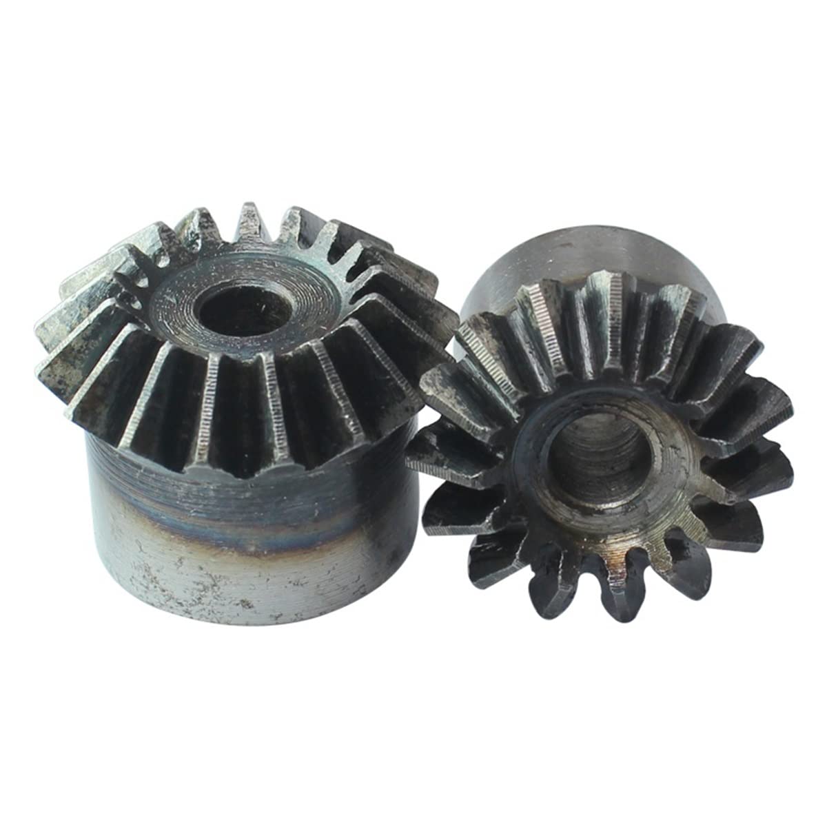 Bearings Replacement Bevel Gear 1.5M15T/16T/17T/18T/19T/20T Gear 90 Degrees Steel Transmission Ratio 1:1 Transmission Parts Process Hole(19 Teeth)