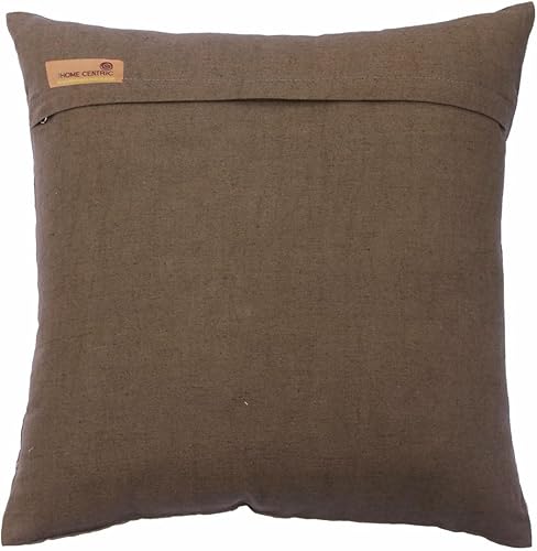 Miniatura 53 de The HomeCentric Funda de cojín, funda de cojín decorativa marrón de 20 x 20 pulgadas, fundas de almohada de piel sintética con textura y almohadas