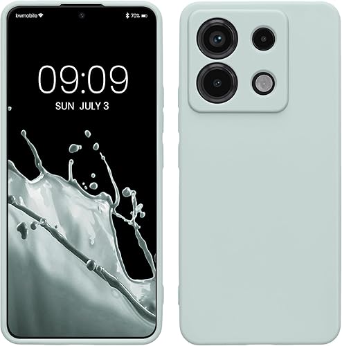 Vista 861 de kwmobile Funda compatible con Xiaomi Redmi Note 11 / Note 11S - Funda protectora de silicona TPU suave y delgada - Azul Báltico Azul (Baltic Blue)