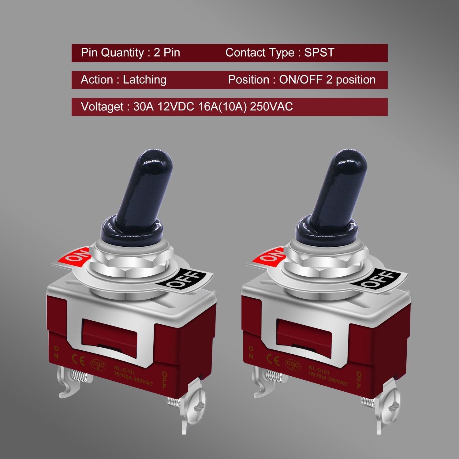 Interruttore ON-OFF-ON 12 V - Interruttori e Prese - MTO Nautica Store