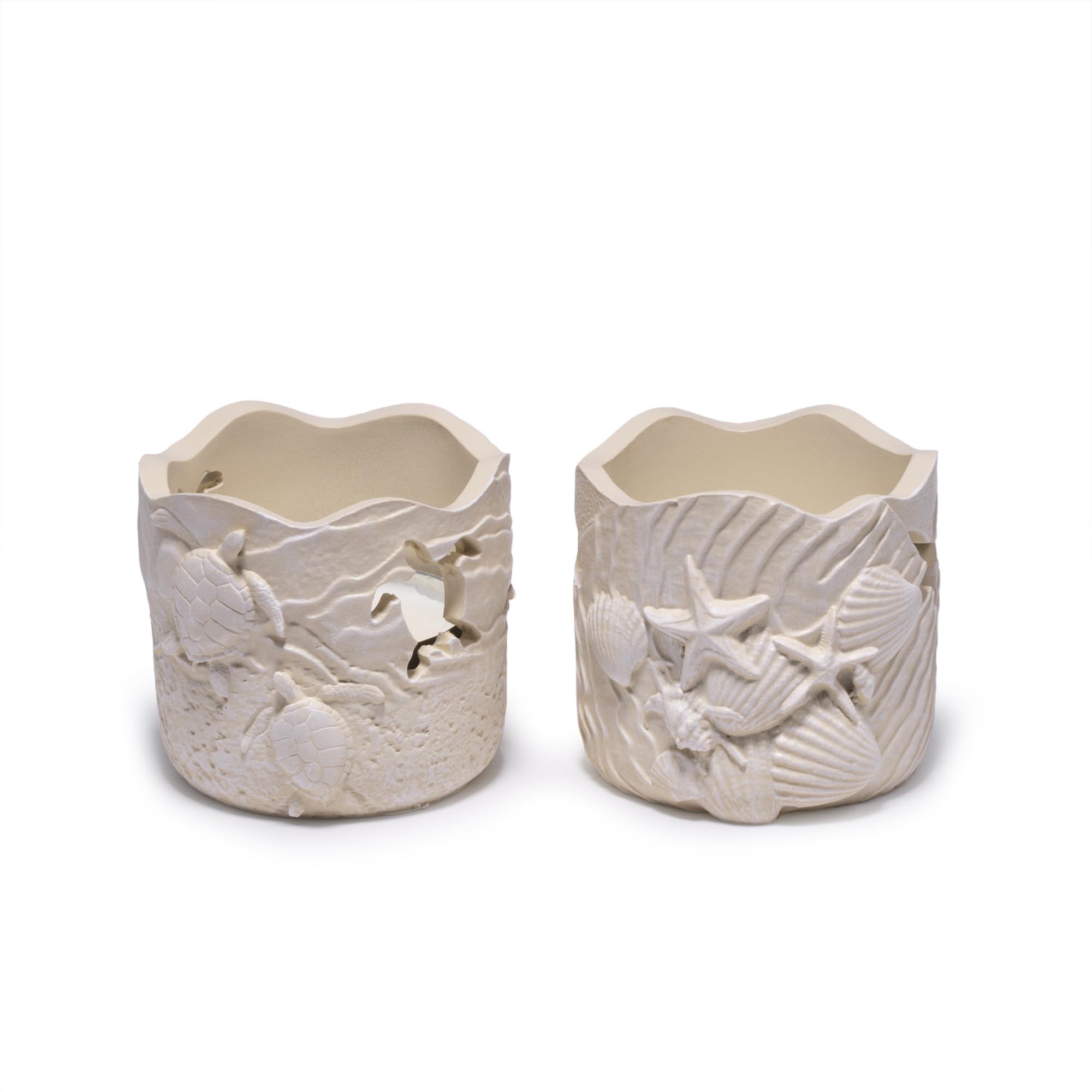 Tortue de mer figurine océan fraicheur pour pot de fleur et bureau