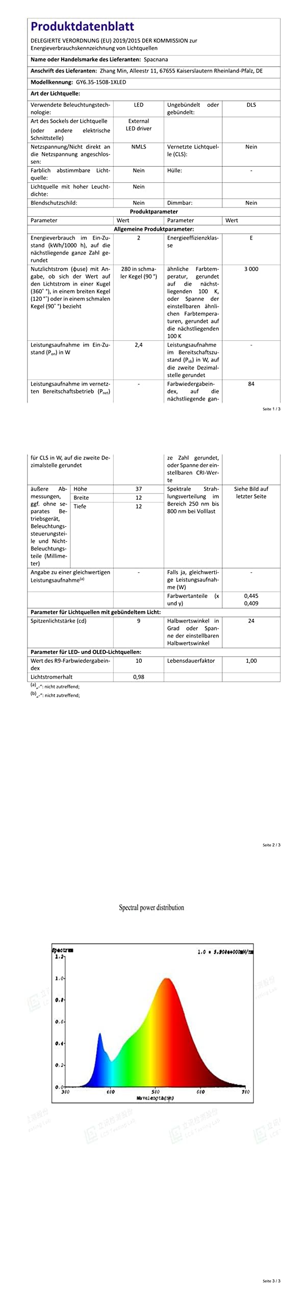 6 Uds 7W AC DC12V Bombilla LED GY6.35 Portalámparas 700lm 72 LEDs 360 Grados Bombilla LED Tipo Maíz para Lámparas Colgantes Lámparas de Techo (Luz calida)