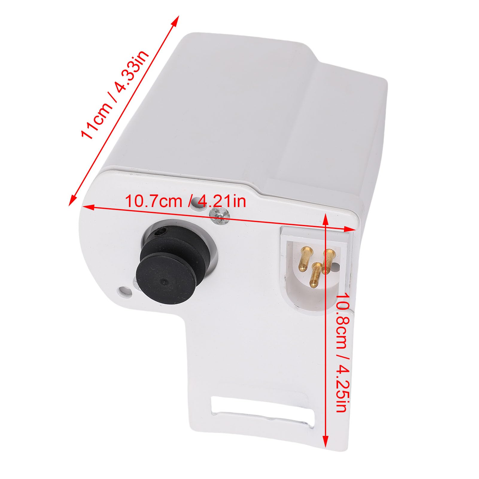 TOPINCN Motor de Máquina de Coser, Motor de CA de 100 W para Máquinas de Coser Eléctricas Domésticas con Interfaz de Pedal de 3 Orificios, Potencia Estable, Carcasa de Hierro, Listo