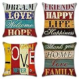 ❤Decoración ideal para un sofá, una silla, un asiento de la ventana, una cama, un automóvil o sala de estar, una librería, una cafetería. Grandes regalos para el estreno de una casa, cumpleaños o banquete de boda.