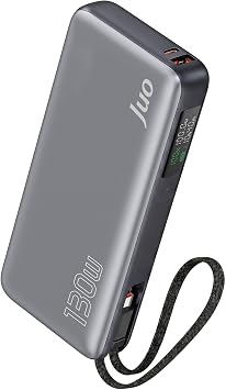 Juo 20000mAh 130W LED Ekranlı USB-A + Type-C Powerbank