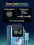 UGREEN x Honkai: Star Rail Power Bank, 10000mAh Portable Charger with Built-in USB-C Cable, 55W Fast Charging, 45W Recharge, 3-Port Battery Pack for iPhone 17, Galaxy S25, iPad, Steam Deck