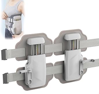 Portable Spine Decompression Traction Device,Lumbar Belt Tractor Posture Correctors to Correct, Treat Support Back Problems.