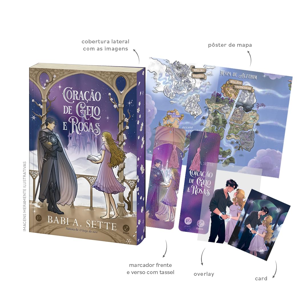 Coração de gelo e rosas + brindes | Amazon.com.br