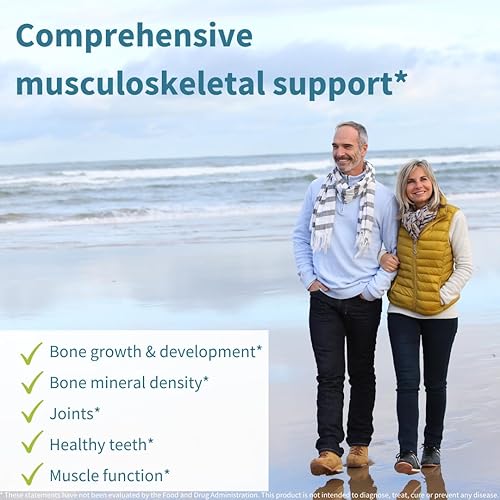 Miniatura 4 de Igennus - Proteína en polvo de colágeno de vainilla vegana + paquete de complejo de calcio y magnesio, apoyo integral para los huesos, por Igennus