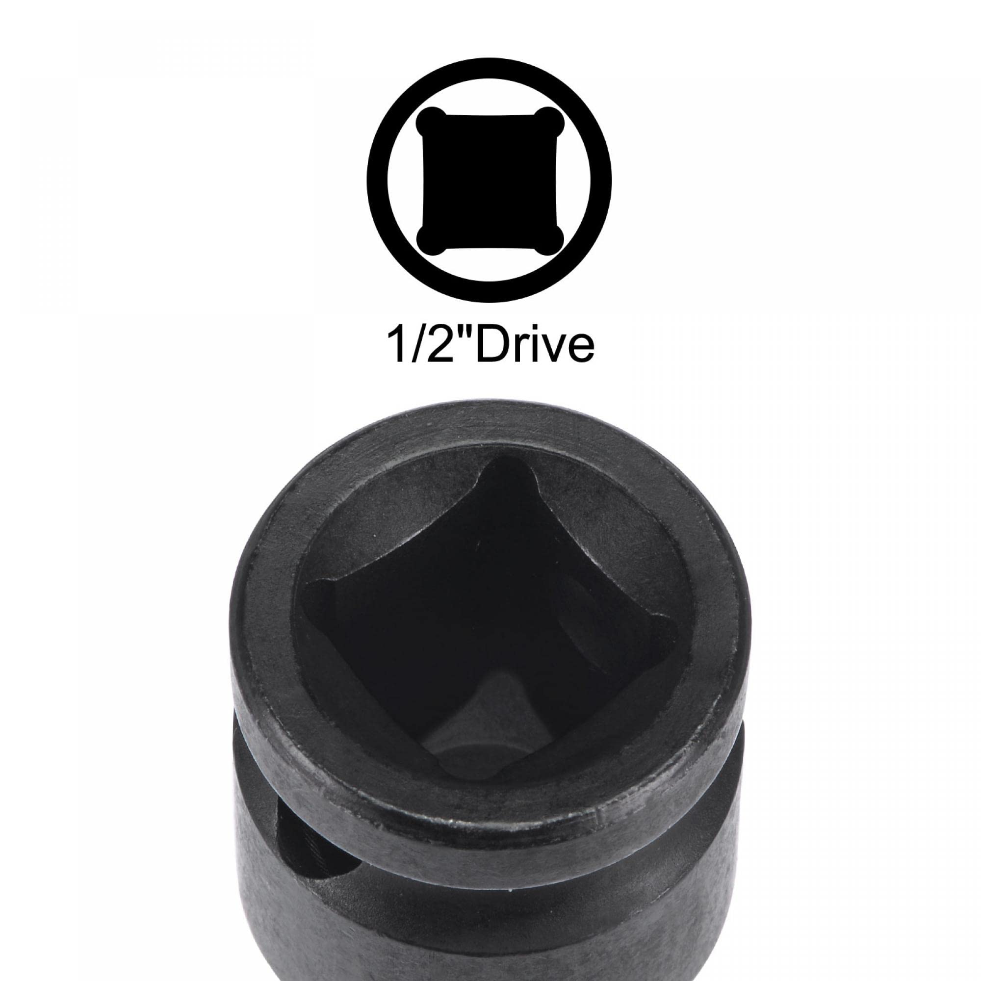 Sechskant-Bit-Stecknuss 9/16 Zoll – Für 1/2 Zoll Antrieb, 78 Mm Lang, Aus Chrom-Molybdän-Stahl