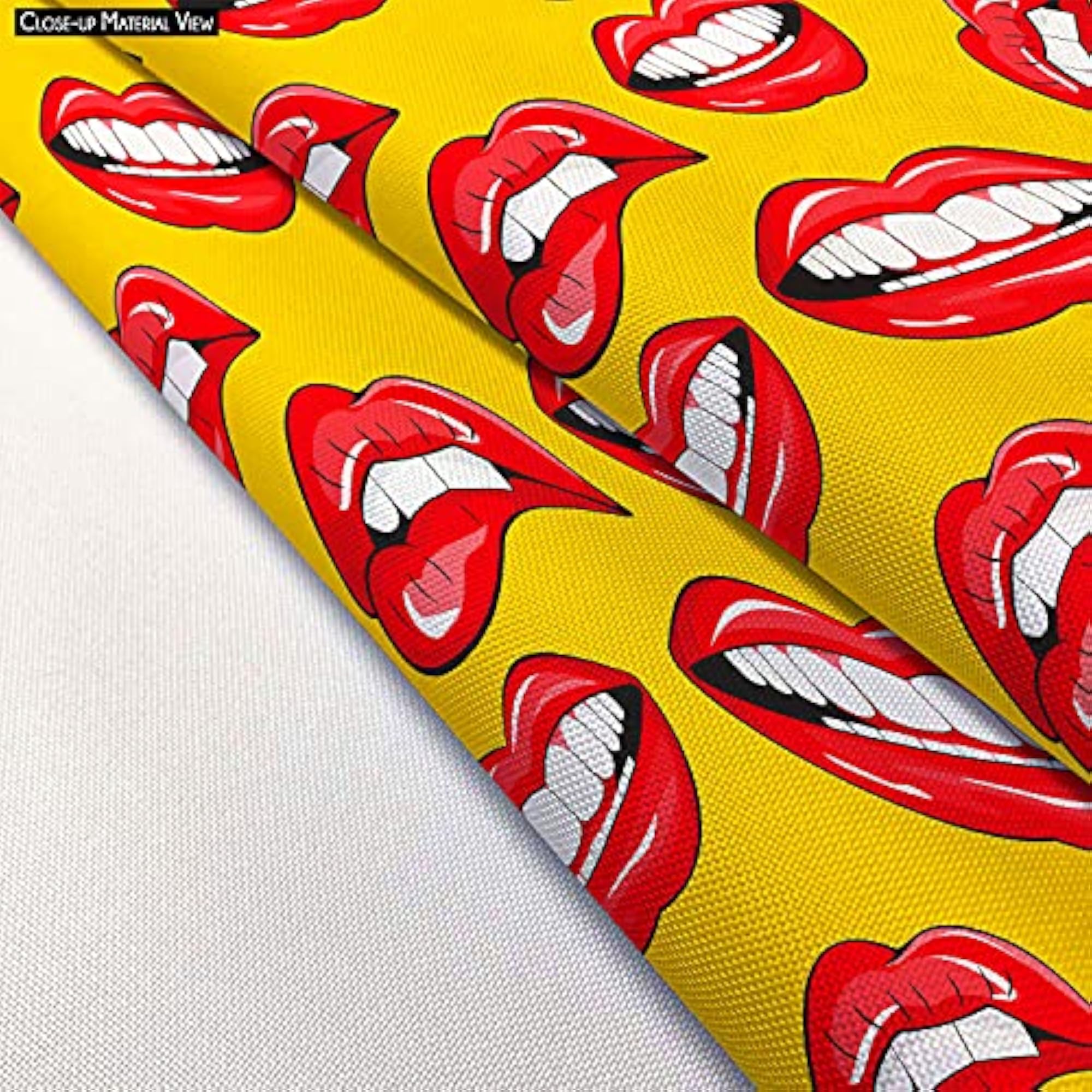 Lips Table Cloth Cover, 4-Seater
