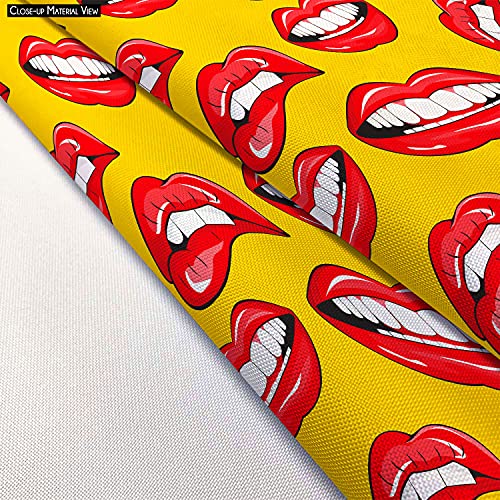 Image of ArtzFolio Lips D2 | Reusable Sack Bag | Bag for Gym, Storage, Vegetable & Travel