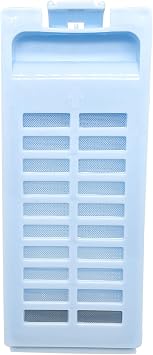 2pcs Washing Machine Lint Filter Net, Blue, Plastic, 15.5x6.3cm/6.1x2.48