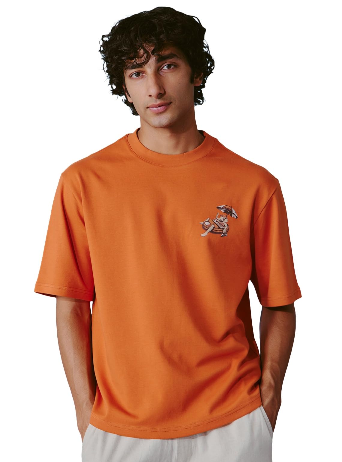 andamen Men Cotton Printed Relaxed Fit Crew-picture-25