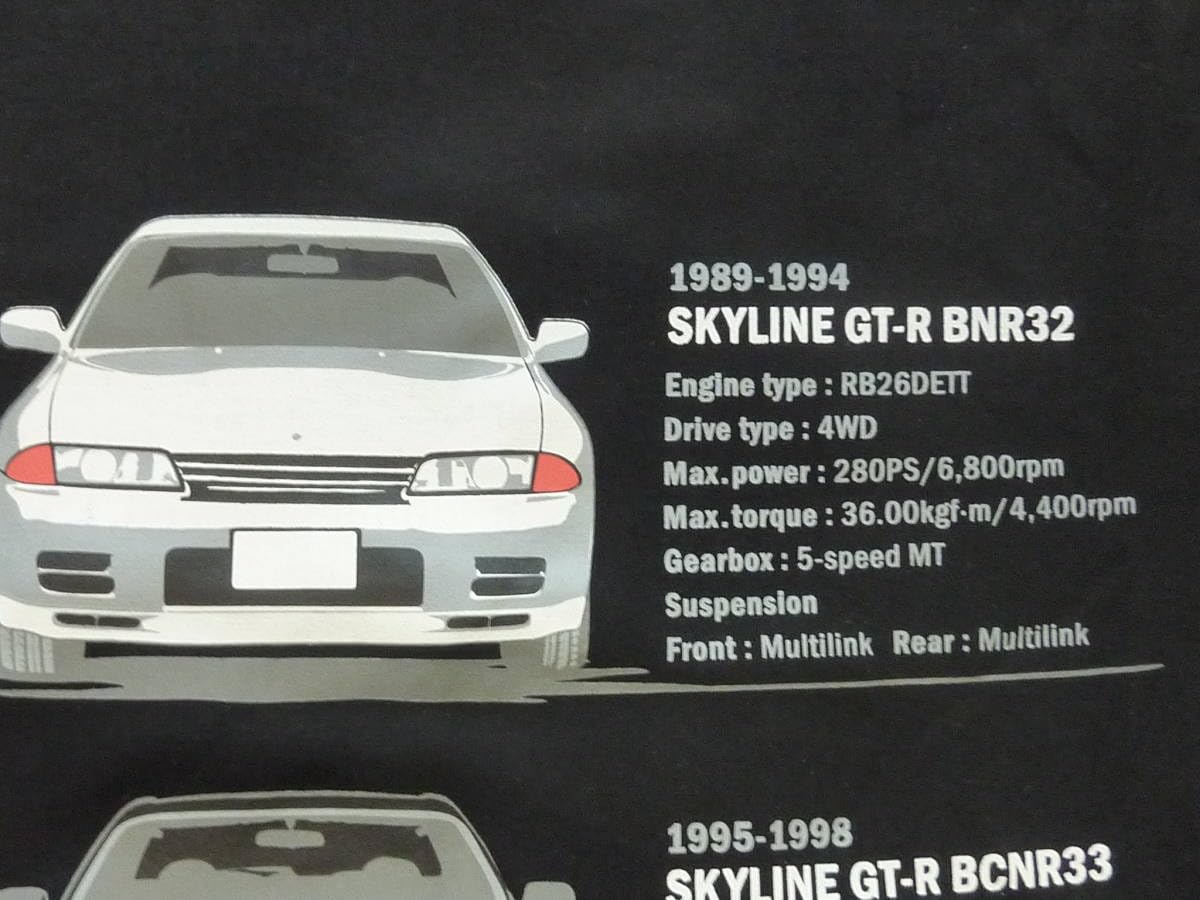 1989 スカイラインGT-R BNR32型 B2サイズポスター 1989 スカイラインGT