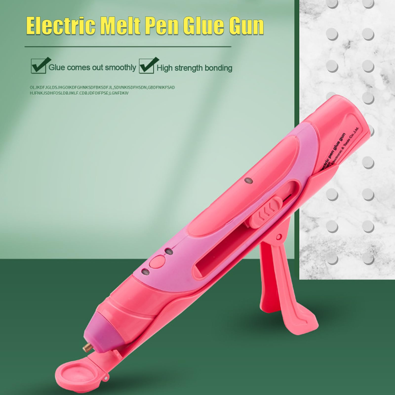 Pistola Per Colla A Forma Di Penna Senza Fili, Mini Pistola Per Colla A Caldo Da 1500 Mah Per Lavori Creativi, Tempo Di Ricarica: 1 Ora, Tempo Di Esecuzione: 20-30 Minuti, Con Supporto, Per
