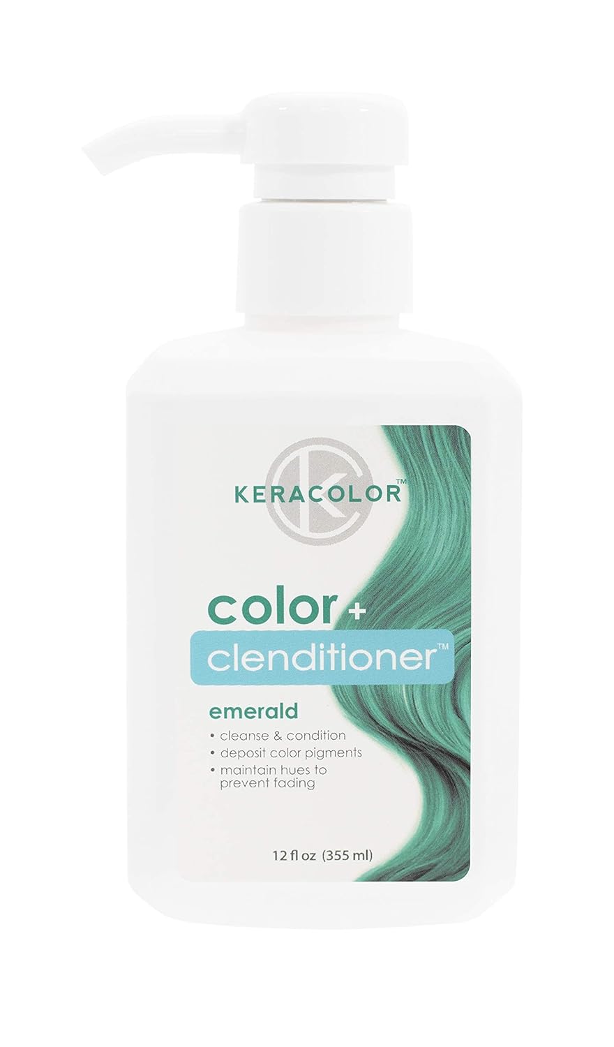 Keracolor Clenditioner SILVER BLUE Hair Dye - Semi Permanent Hair Color Depositing Conditioner, Cruelty-free, 12 Fl. Oz. : Beauty & Personal Care