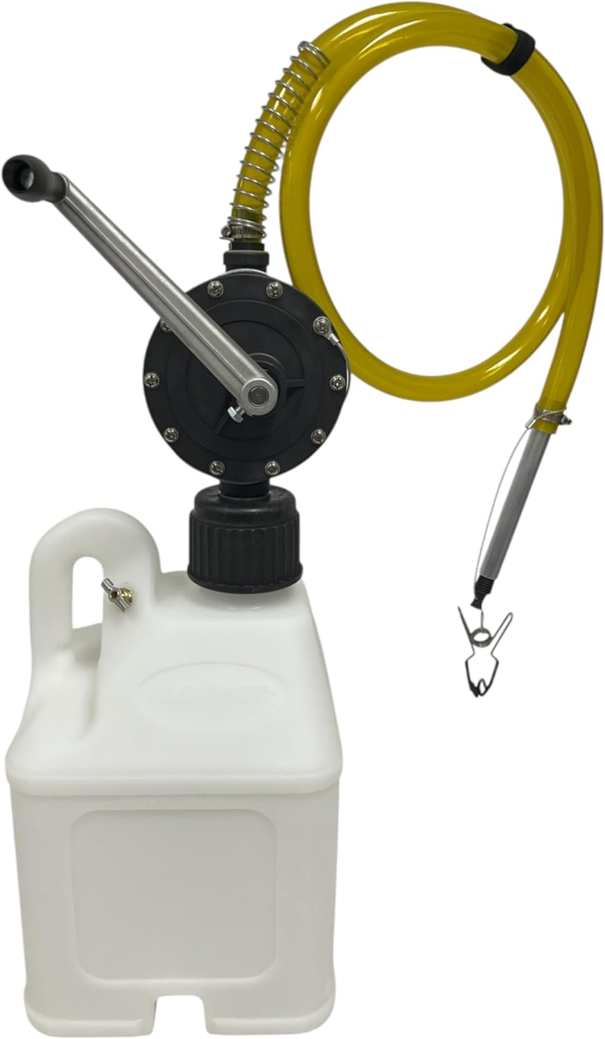 FLO-FAST Pro 5-Gallon Fluid Transfer KIT with High-Flow Pump – 8 GPM, Portable, Durable, Made in USA – Marine, ATV, Automotive, Agriculture (Natural)