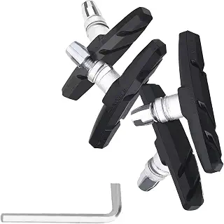 【Fanwer】ブレーキシュー 4 個セット Cブレーキ 用ブレーキ シュー 左右兼用 耐摩耗 高制動 静音設計 簡単交換可能 リペアパーツ