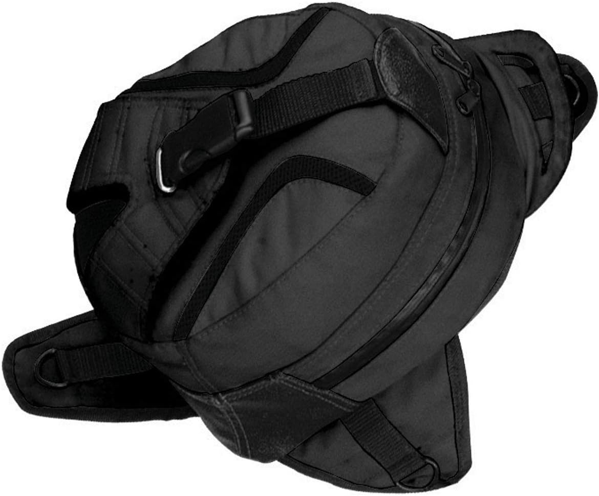 Milwaukee Leather Tank Bag - Motorcycle Storage - Strap/Magnetic Mount - Quick Access - Universal Fit - One Size