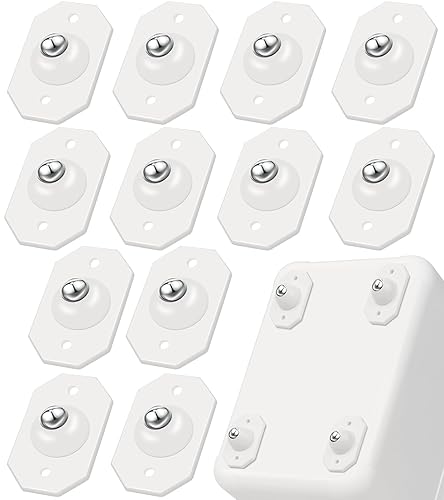 Ruedas giratorias autoadhesivas, ruedas giratorias de 360 grados, polea de acero inoxidable para basura, caja de almacenamiento, muebles,