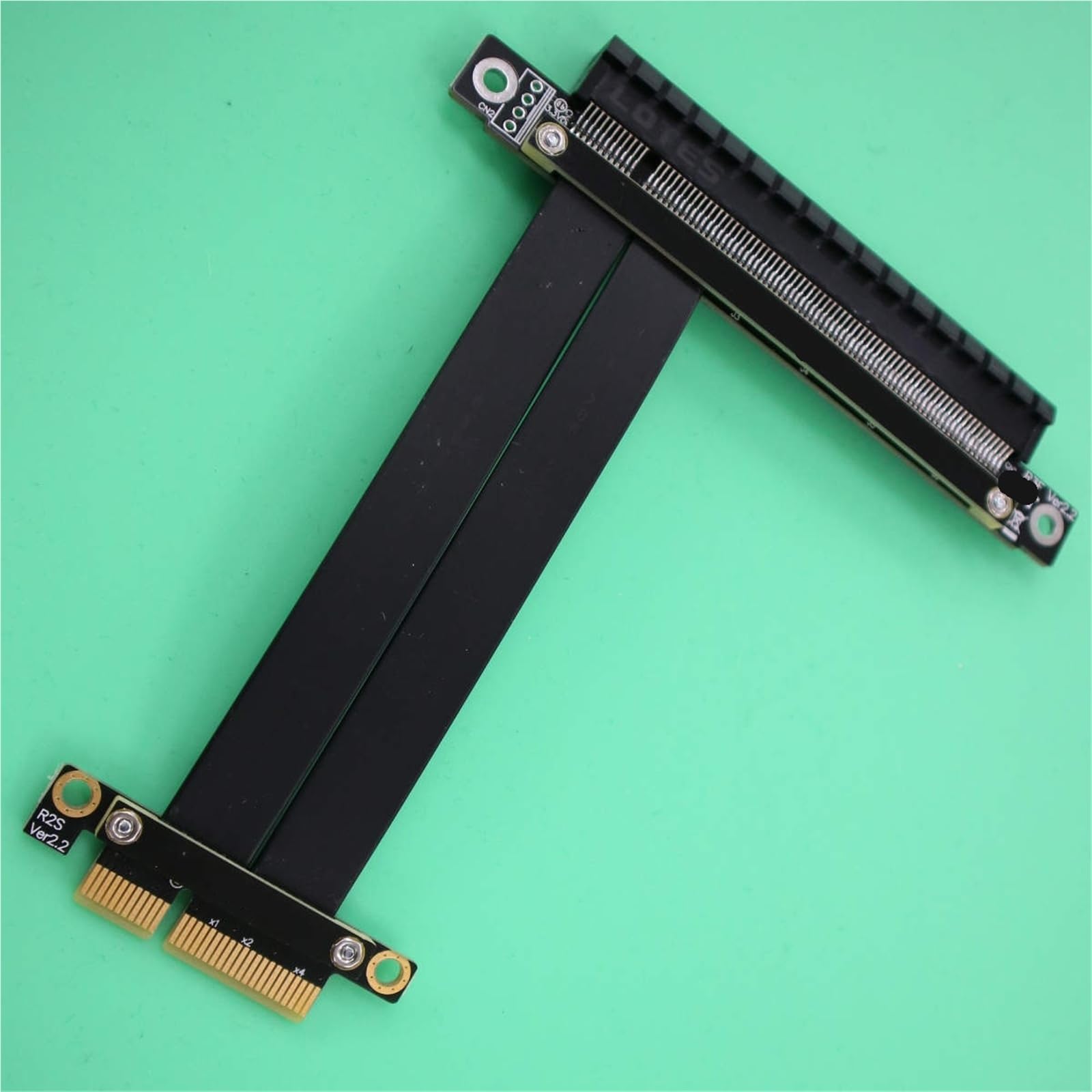 pojedynczy podwójny 90 stopni kąt prosty PCI-E 4.0 X4 do X16 przedłużacz R23SH R23SF-TL RTX3090 RX6800xt PCIe 3.0 4X 16x Riser