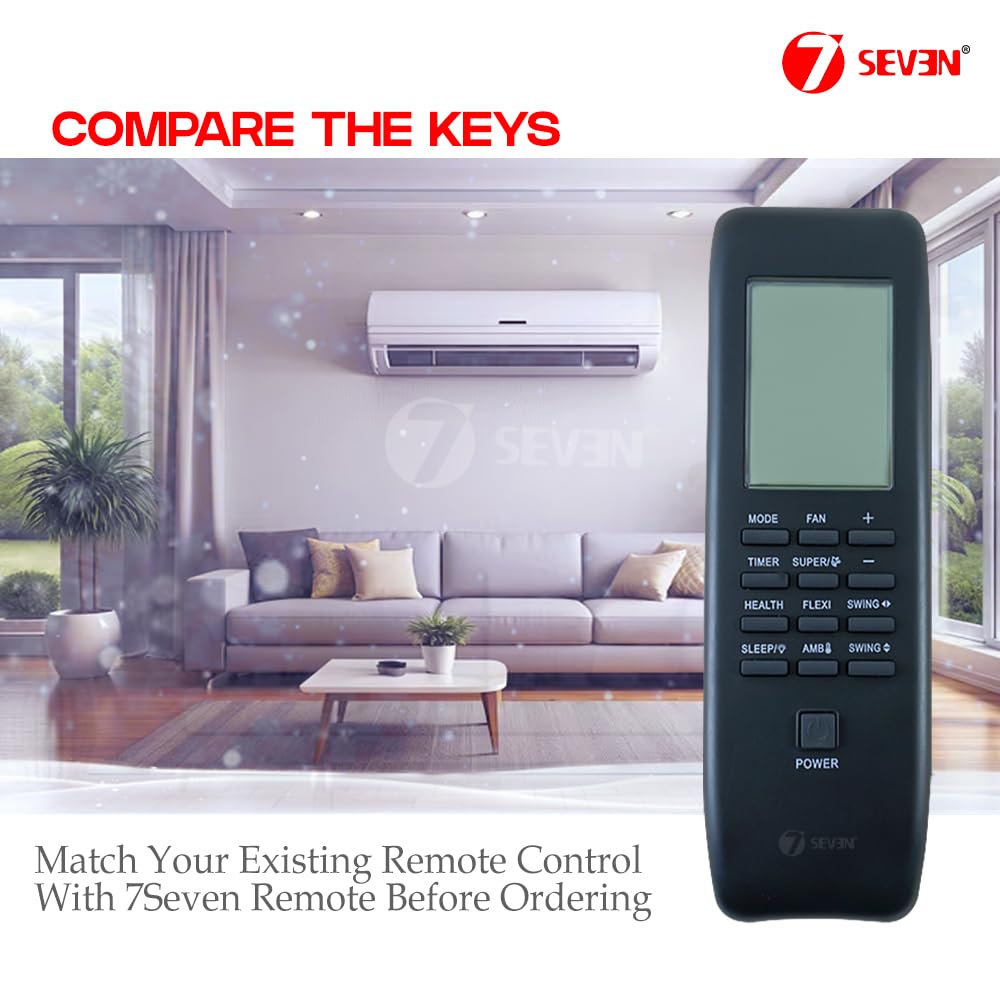 New Year Sale 7Seven® Compatible Of Ifb Ac Remote Convertible 8-In-1 Split
