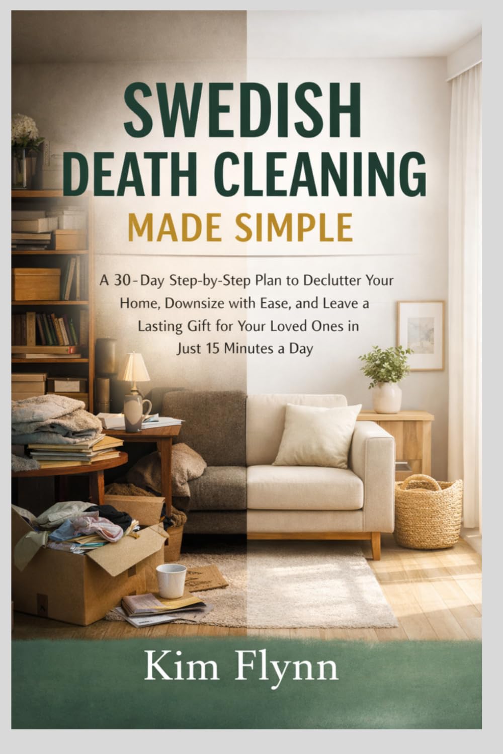 Swedish Death Cleaning Made Simple: A 30-Day Step-by-Step Plan to Declutter Your Home, Downsize with Ease, and Leave a Lasting Gift for Your Loved Ones in Just 15 Minutes a Day