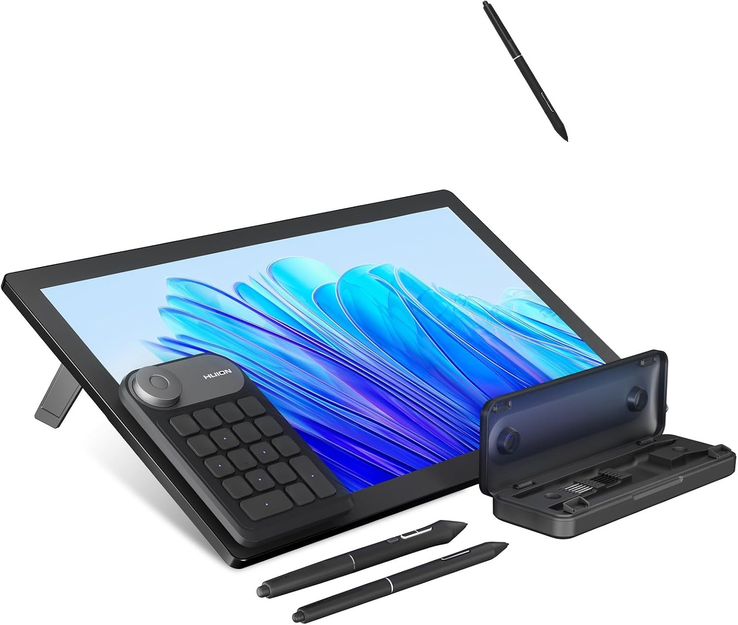 Tableta digitalizadora HUION KAMVAS Pro 19 con pantalla táctil 4K UHD y bolígrafo Slim PW600S miniatura 1