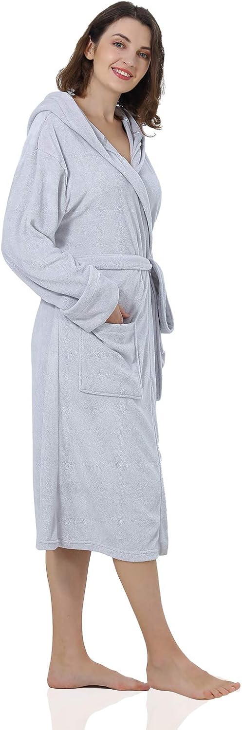 XING YE CHUAN Bathrobe Towel, Spa Robe Terry Cloth for Women